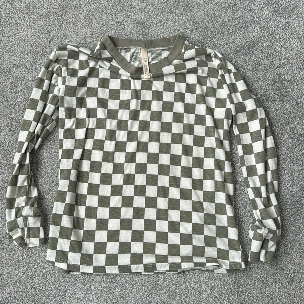 Checkered childhood shirt